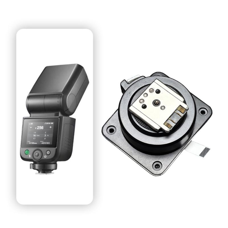 Lightweight Replacement Hot Shoe Base Mount For Camera Flash Accessories Ensures Secure Mounting During Shoot