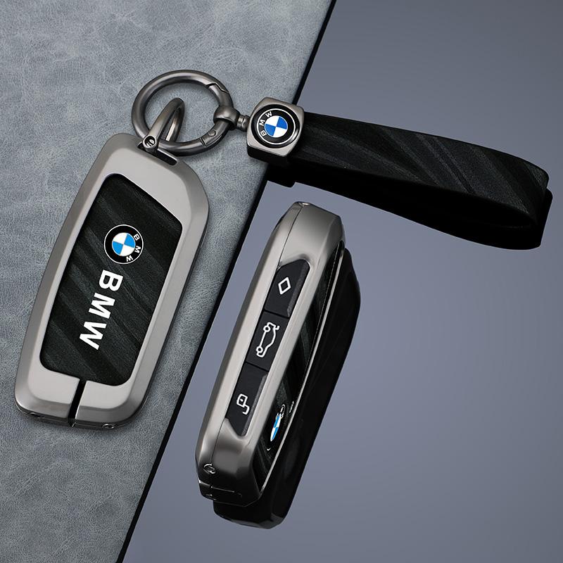 Zinc Alloy Y83 Leather Car Remote Key Case Cover for BMW X7 U11 X1 G07 XM G09 I7 7 Series G70 LCI iX I20 U06 G81 M3 2023 Accessaries