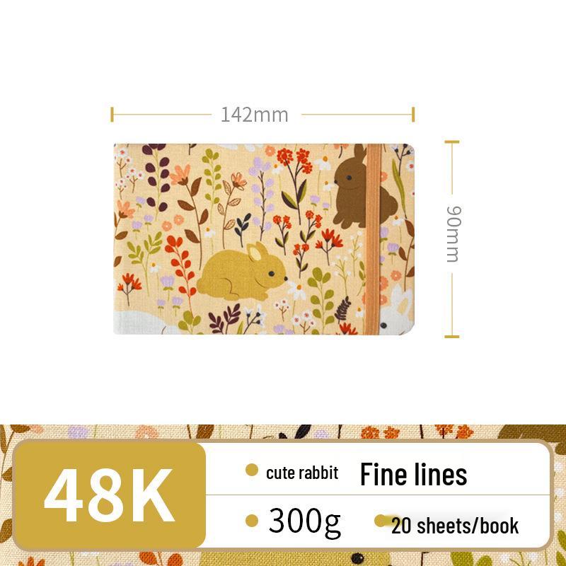Thickened Student Watercolor Journal Set - 300g Blank Art Square
