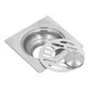 304 Stainless Steel Floor Strainer Square Shower Drain Compact Design Floor Drain  Hotel