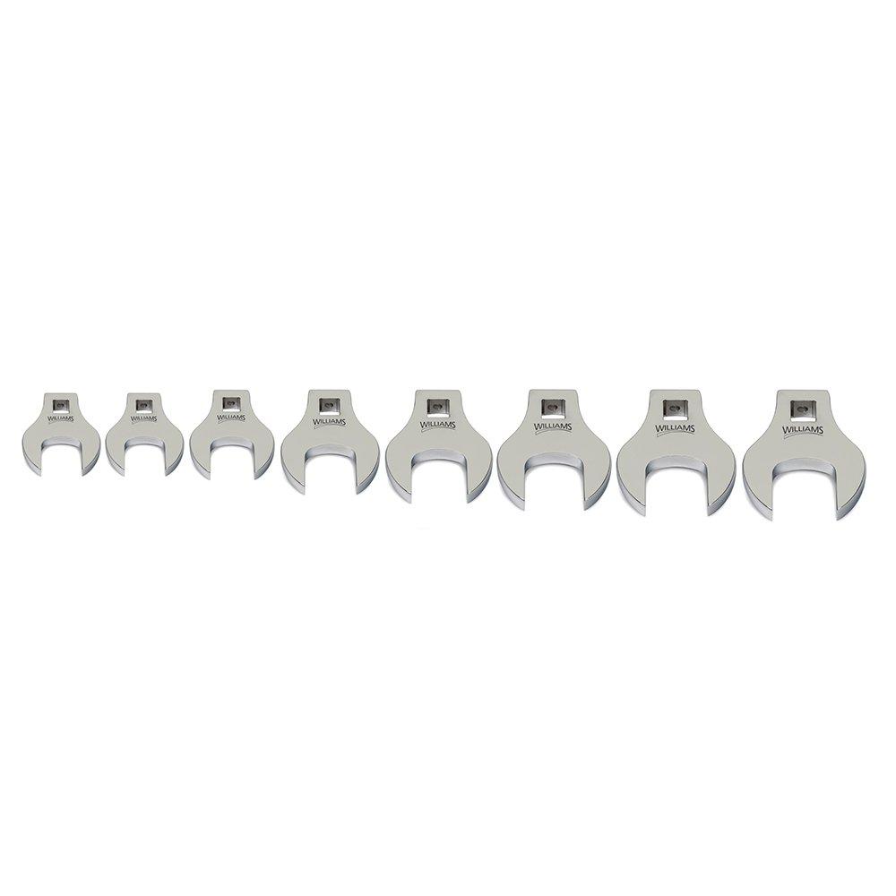 

8 PC DR CROWFOOT WR SET Drive Crowfoot Wrench Set JHW10790 3/8 (10790) 3/8 (9-16mm)