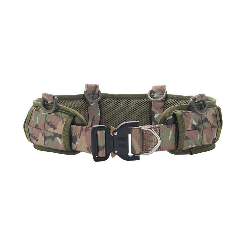 

Adjustable Belt Outdoor Work Tear-resistant Multi-functional Girdle High-strength Buckle Waist Belts With Hooks black #1