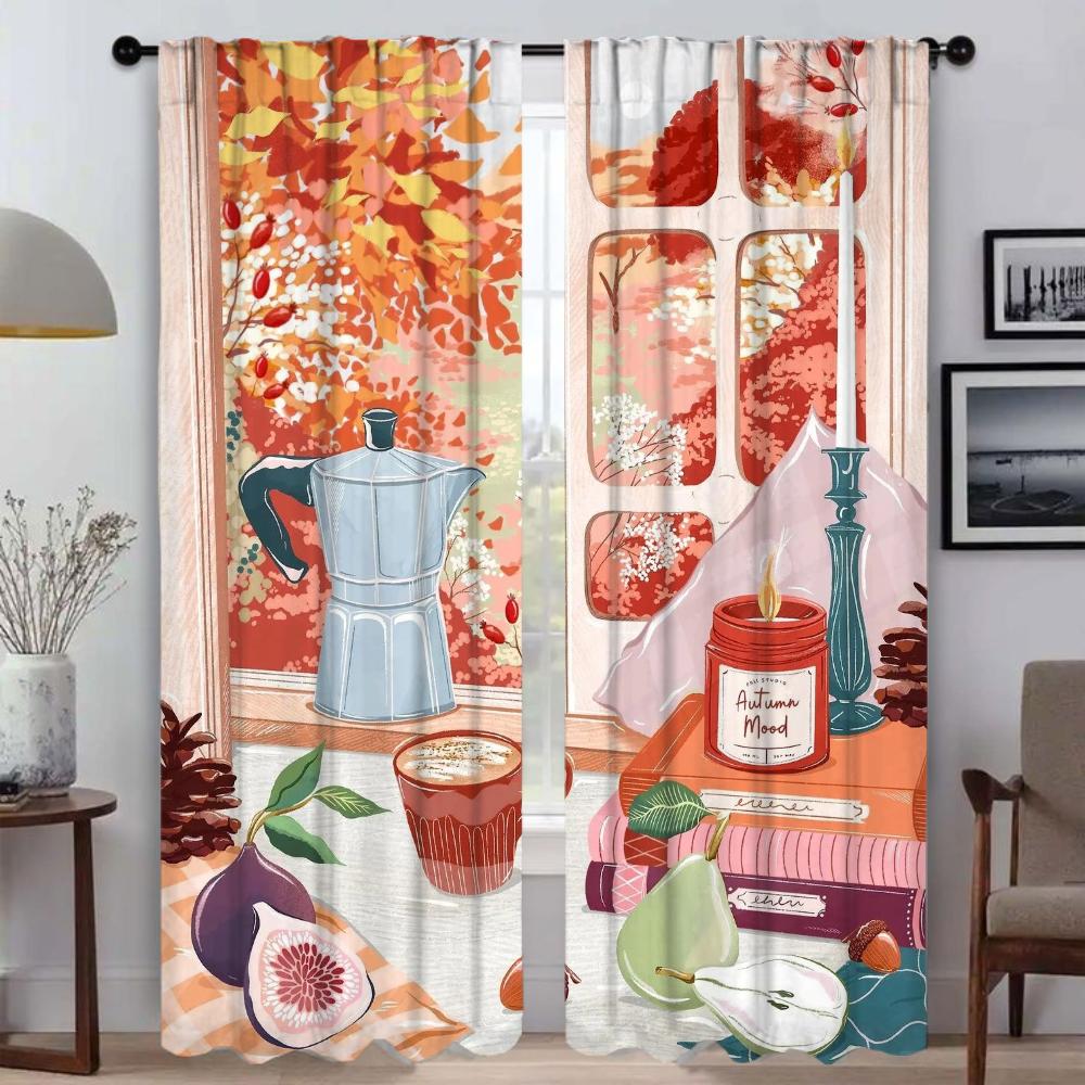 

Шторы Spring City для окон в комнату, 2 панели, противомоскитные шторы, тюль для спальни, домашний интерьер, шторы, перегородки W60xH90cmx2pcs-CL