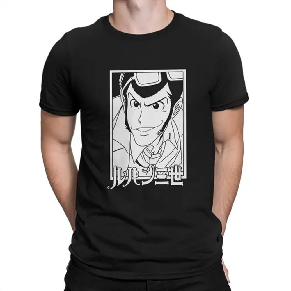 Men Women T Shirt High Quality ARSENIE Round Collar TShirt Lupin the Third TV Series Original Polyester T Shirt Men 80327