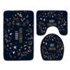 Christmas Bathroom Floor Mat Toilet Three-Piece Set