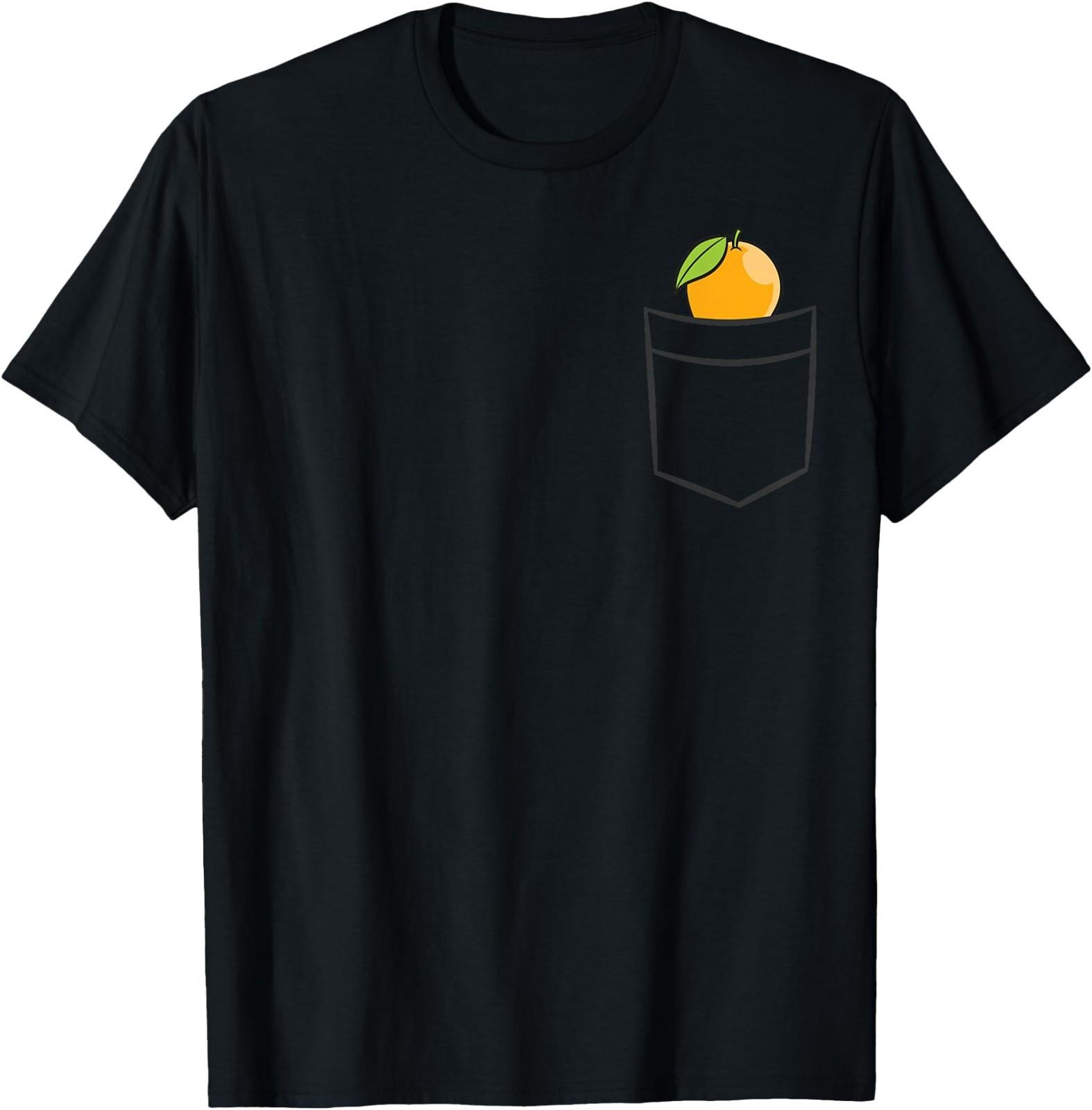 Mango Fruit In The Pocket Cute Pocket Mango T- Unisex T-Shirt L