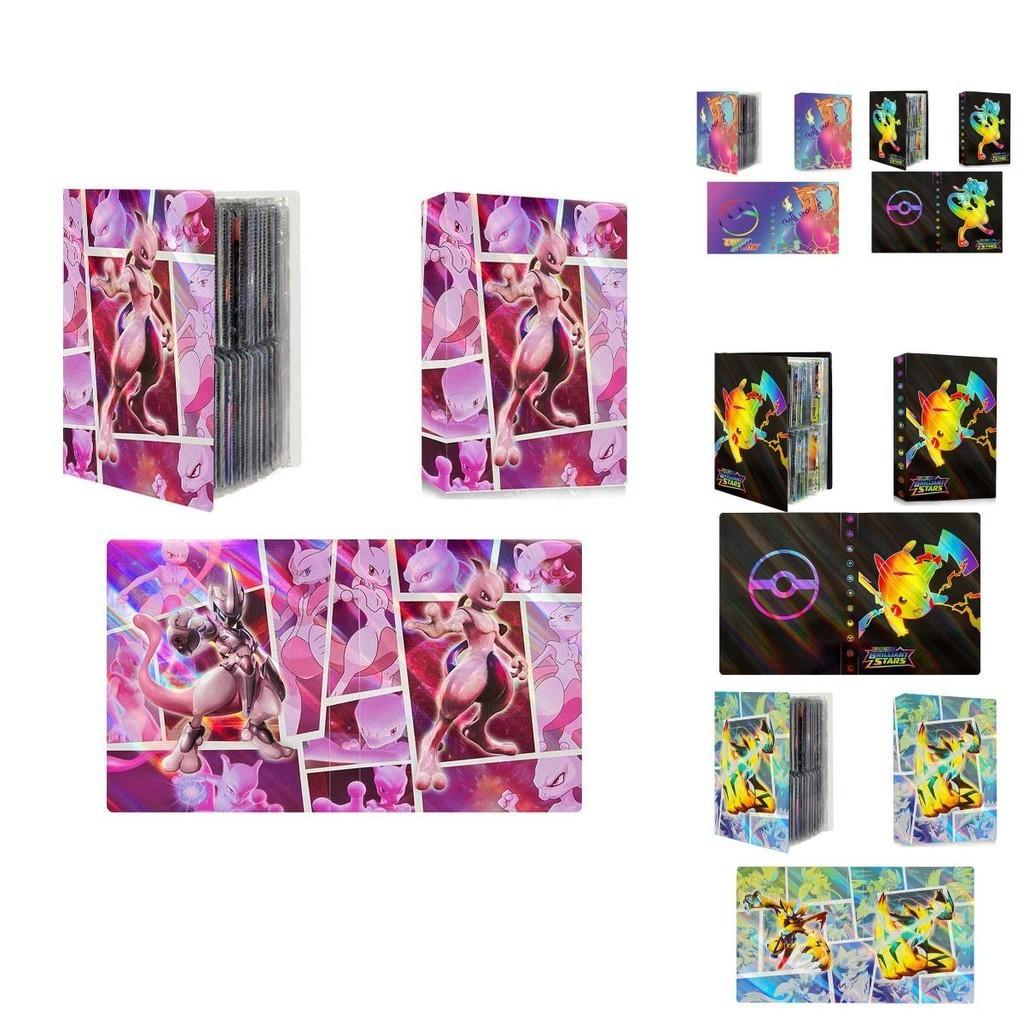 ספר אוסף כרטיסי פוקימון צבעוני לחובבי חיות מחמד כיסוי PP, 30 עמודים, 32.5 ס"מ X 20 ס"מ