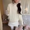 A Gentle Round-neck Braided Pullover Sweater for Women, A New Loose and Soft Knitted Top for Autumn and Winter