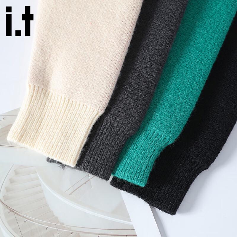 CHOCOOLATEit Men's American High Street Starry Sky Round Neck Knit Sweater