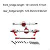 1/16 RC Car Front Rear Axle Set Accessory, Replace Easy to Install Practical, Portable
