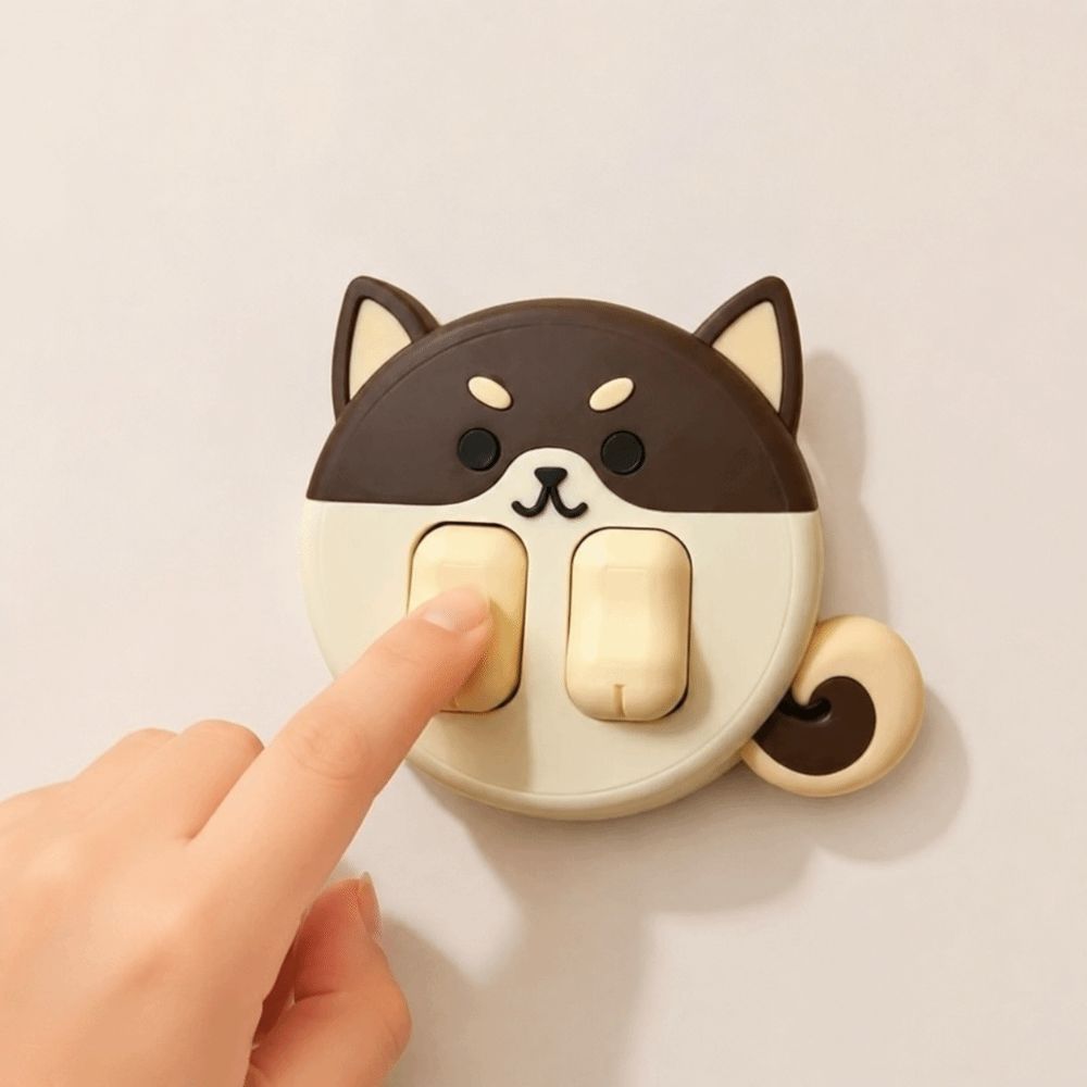 Cartoon Animal Light Switch Cover Creative Animal Switch Ornament Bedroom Wall Decor
