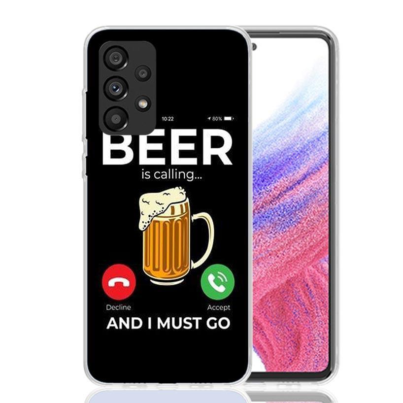 World Beers Alcohol Summer Bubble Phone Case For Samsung Galaxy A13 A14 A15 A16 A53 A54 A55 A56 A33 A34 A35 A36 A23 A24 A25 A26