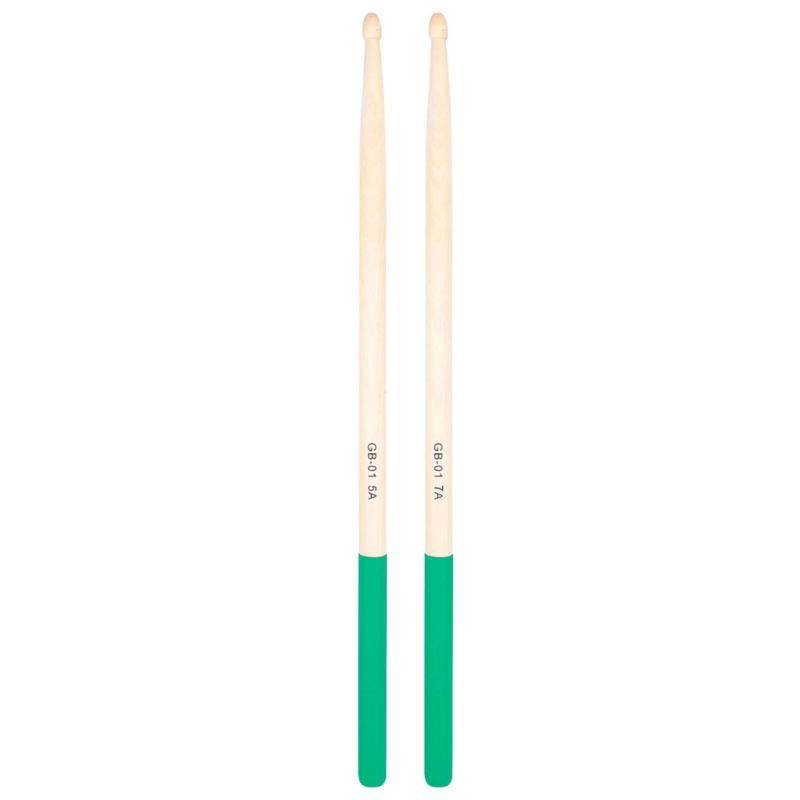 1Pair Nonslip Universals Drumsticks 5A/7A Maple Wood Drumsticks Simple Light Weight Drum Stick for Drummer, Beginner