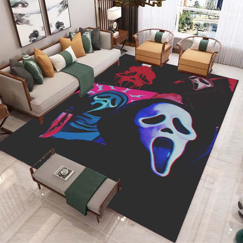 Horror Halloween Carpet for Living Room Home Decoration Sofa Coffee Table Area Rugs Mat Bathroom Non-slip Floor Mat