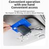 Universal Car Sunglasses Holder Magnetic Eyeglass Hanger Clip Magnetic Leather Eyeglass Hanger Clip Car Accessories