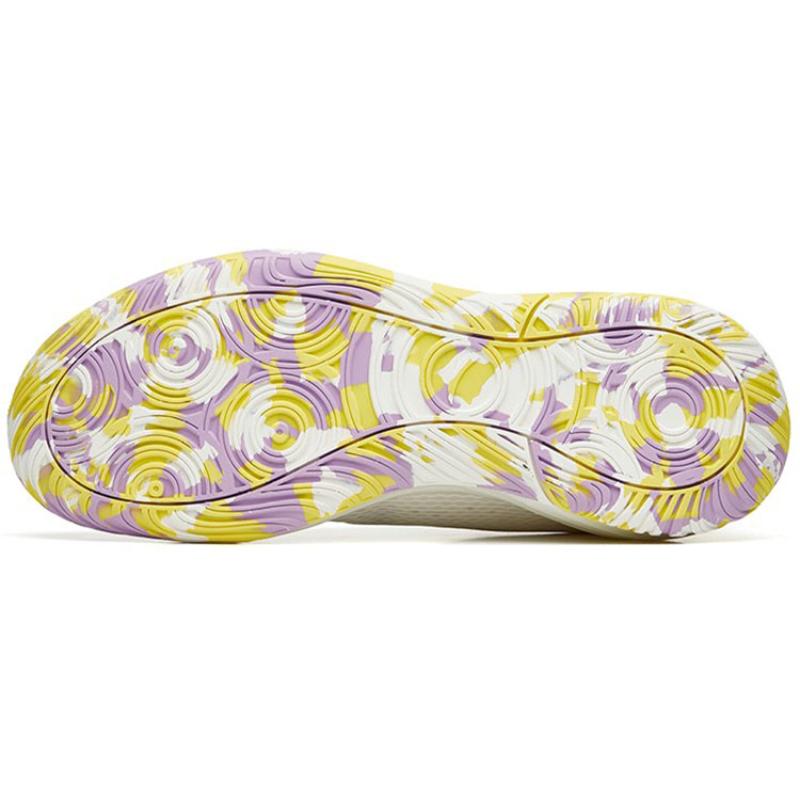 Anta Light Bubble 2 Cushioning Anti-Slip And Wear-Resistant Low-Top Performance Basketball Shoes Men's Ivory White Sneakers 112221616-3