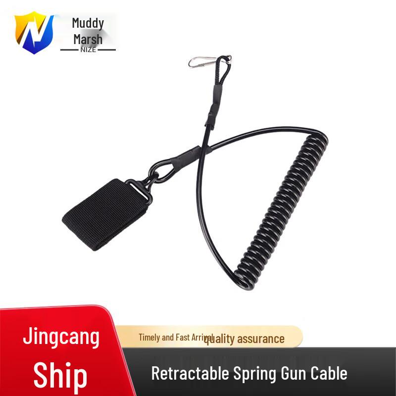 Retractable Anti-Loss Lanyard for Guns & Gear