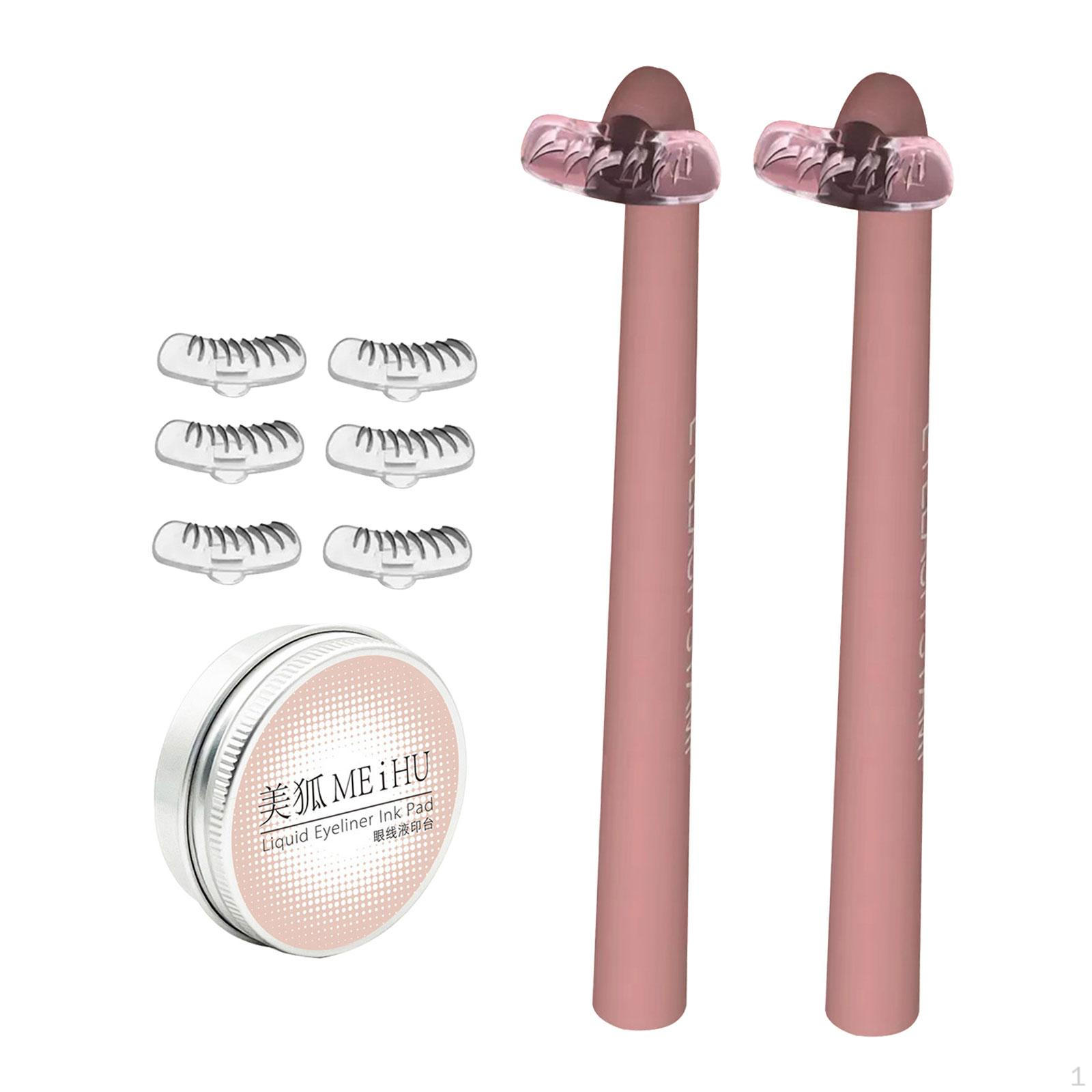 

Шаблон для ленивых ресниц своими руками, оттиски, штампы, инструмент для начинающих, штамп