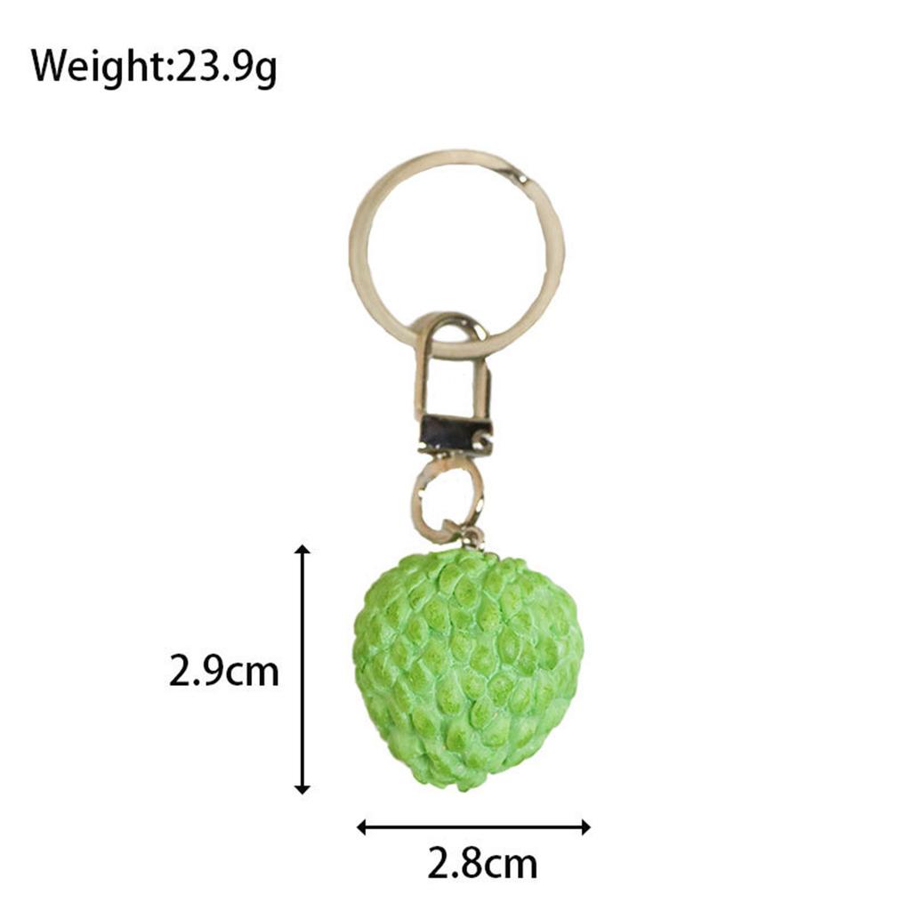 Realistic Food Keychain Cane Design Keyrings with Eye Catching Details Durable Alloy Material Perfect For All Ages