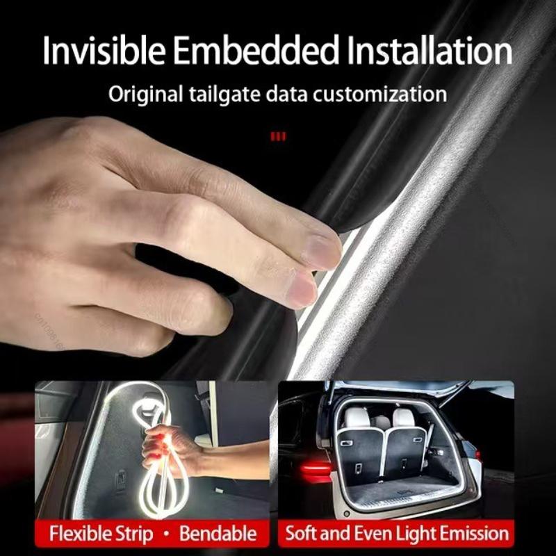 For BYD Seagull 2024 2025 Trunk Light Strip Tailgate Lighting Atmosphere Light Modification Accessories