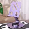 Adjustable Cell Phone Stand 720° Rotation Heavy Duty Metal Base for Desktop Office Video Calls Live Streaming