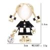 Cute Girls Brooches For Women Girls Enamel Loli Opal Jewelry