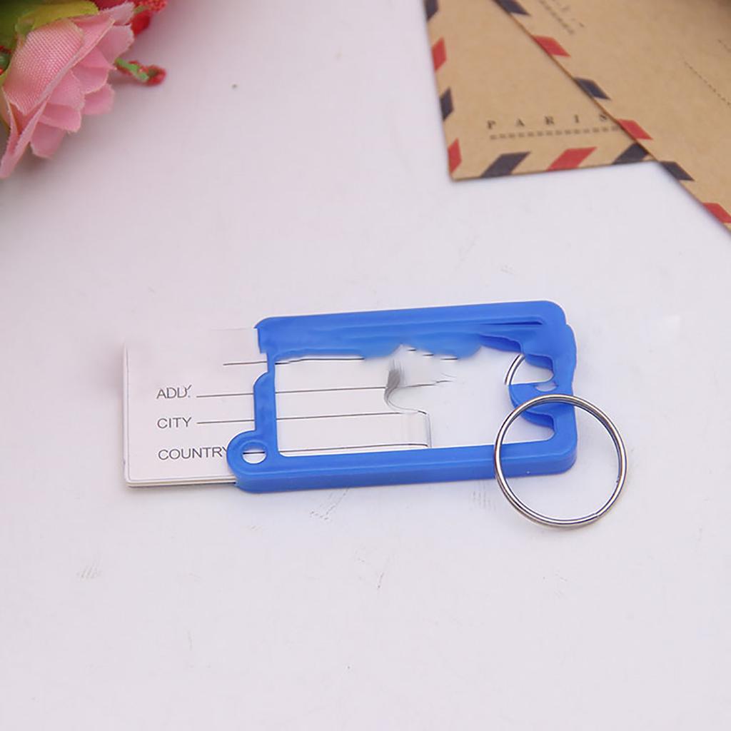 72PCS Keys Identifier Easy To Record and Identify Colorful PP Key Label for Office School Home