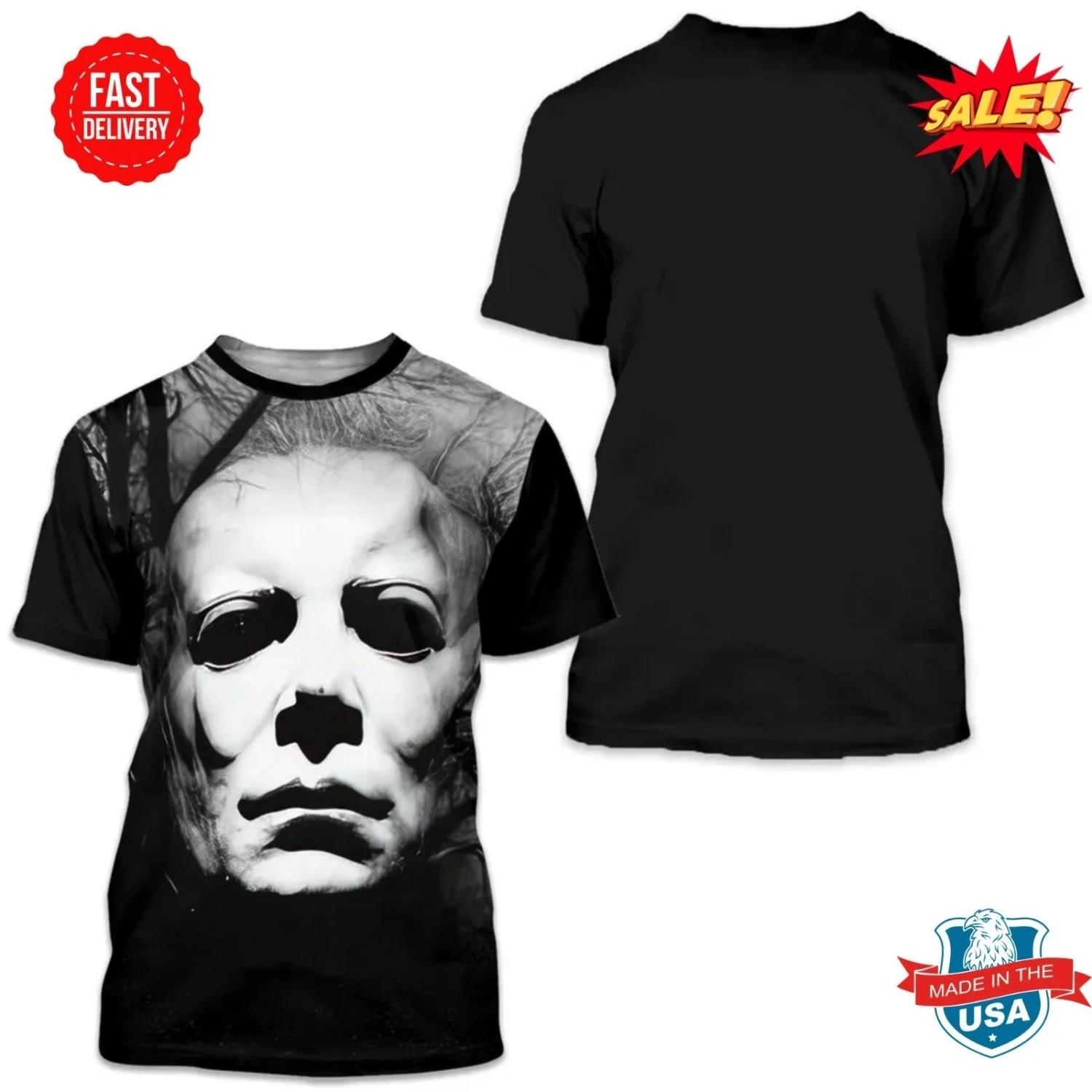 Halloween Michael Myers 3D T-Shirt Classic 3D T-shirt S-5XL XXXXL