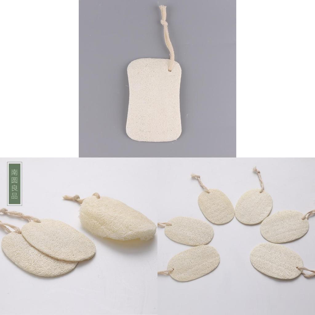 Loofah Scrubbing Sponge With Ultrafine Fiber For Dish And Pot Washing