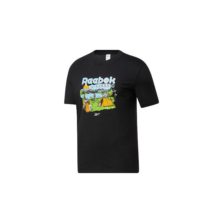 Reebok Unisex CL INTL TEE Black GS4183 S