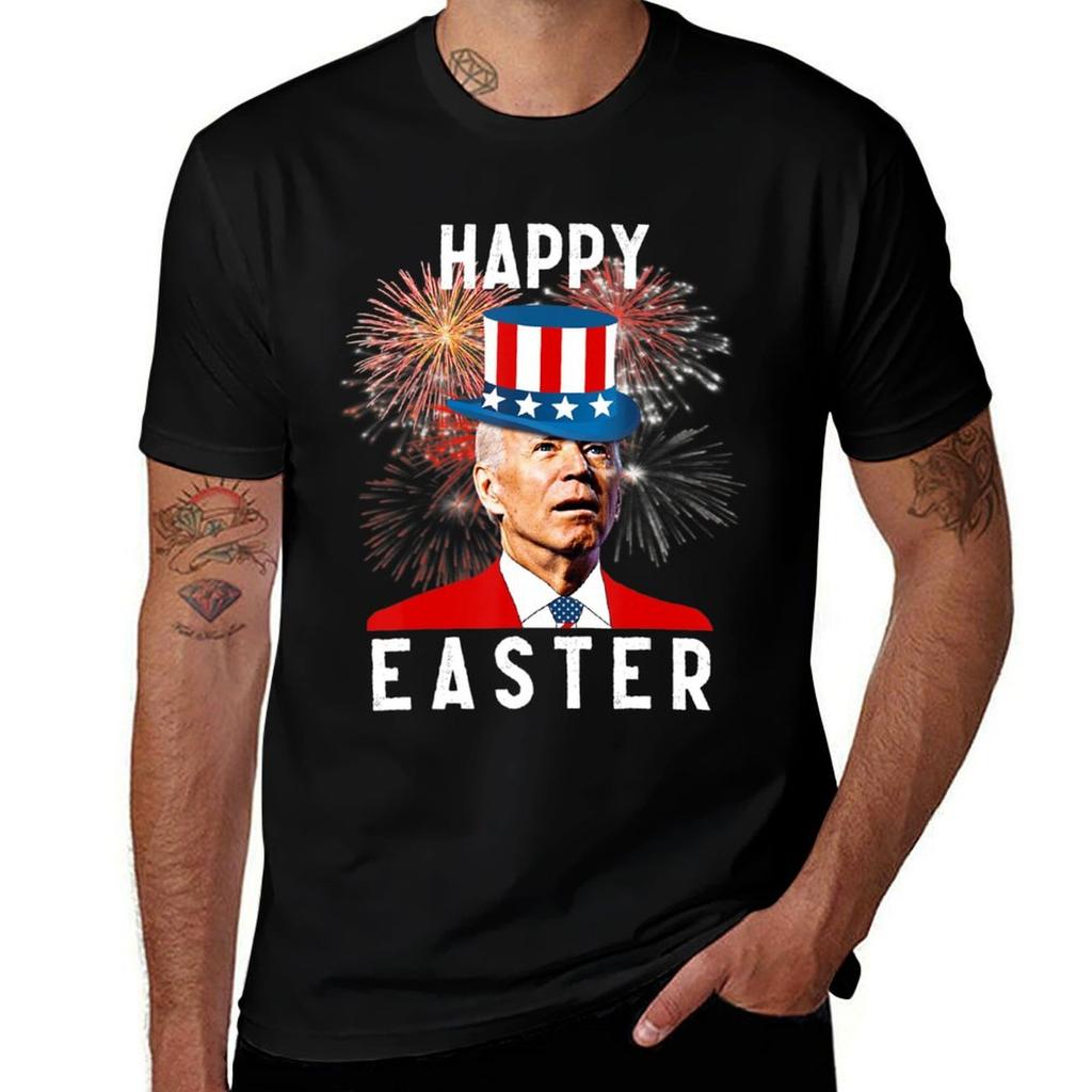 Joe Biden Happy Easter For Fun 4th Of July TShirt Breathable Sportswear TShirt for Unisex