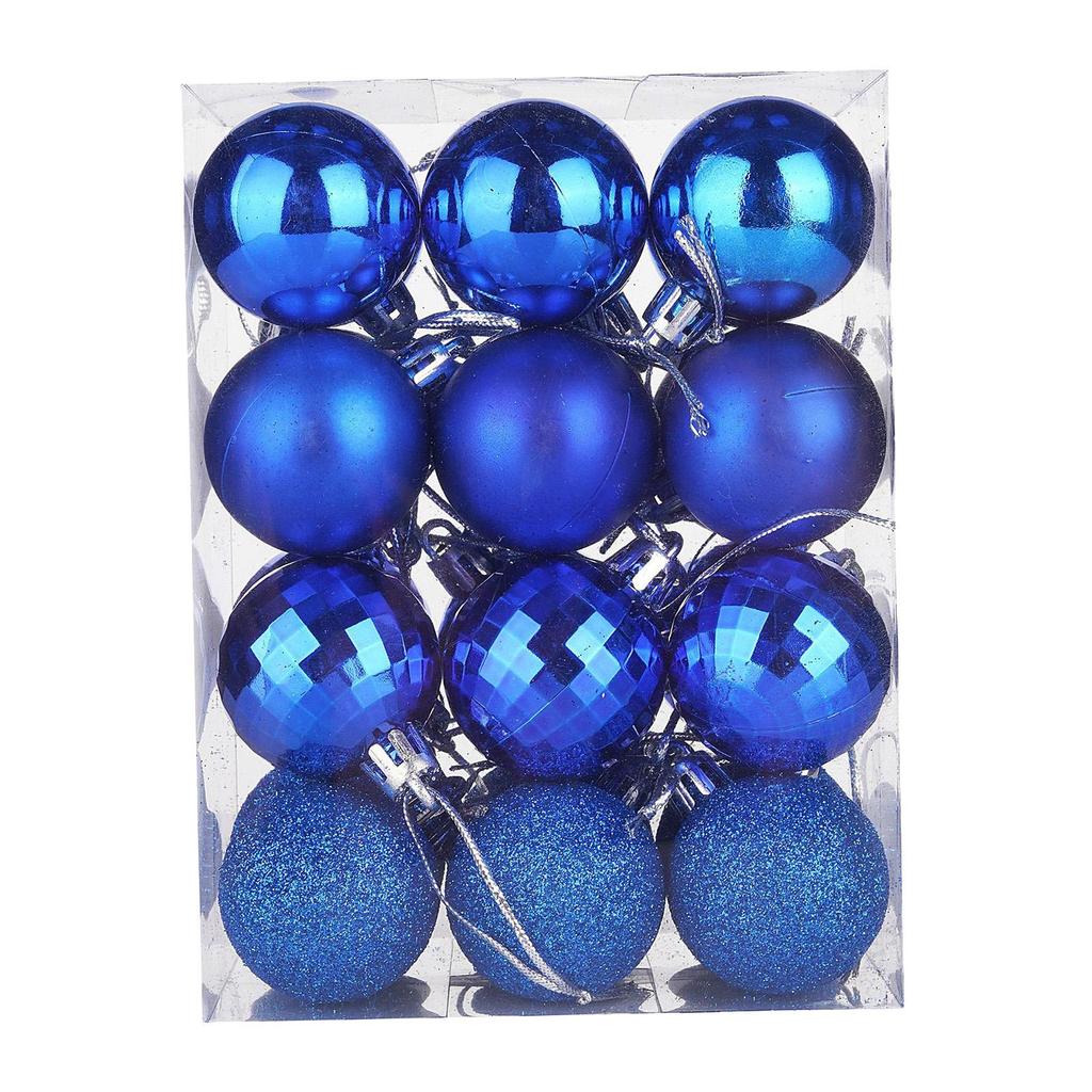 24 Stück Weihnachtsbaumkugeln Christbaumschmuck Dekorationen für Neujahr Verlobung Weihnachtsbaum Jubiläum Partyzubehör