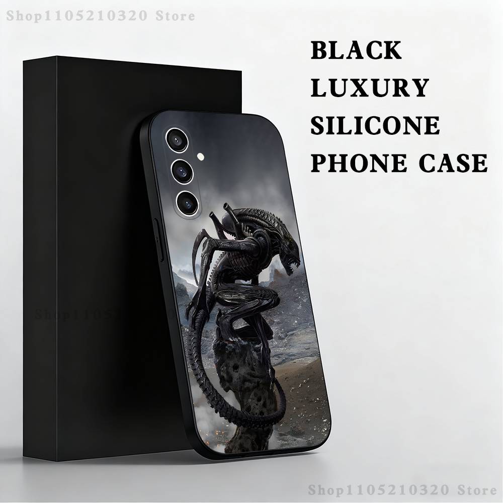 

A-Alien R-Romulus Phone Case For Samsung S25,S24,S21,S22,S23,S30,Ultra,S20,Plus,Fe,Lite,Note,10 Black Soft Shell SamsungS23 5G