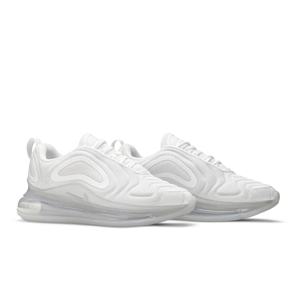 Nike Womens Air Max 720 'Pure Platinum' (women's sizes) White / White-Mtlc Platinum-Pure Platinum Casual Shoes AR9293 101