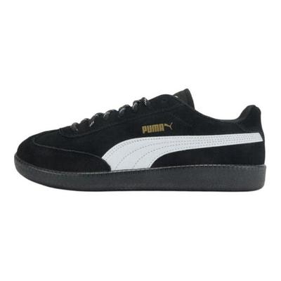 9-T Unisex Black Low Top Retro Shoes Suede Leather Classic T Toe Versatile Comfortable Retro Sport 406756-05