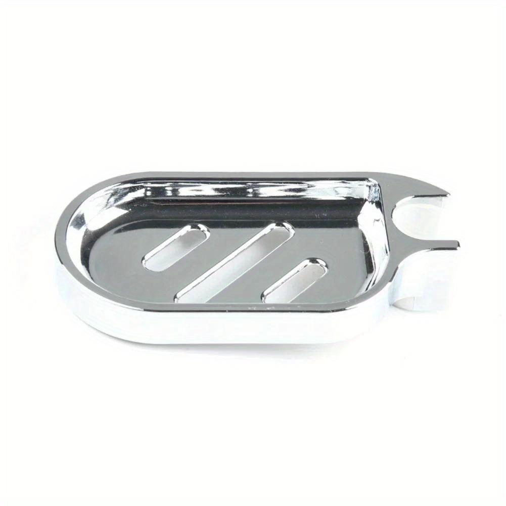 Shower Rail Soap Dish Box Soap Holder Soap Pallet Shower Rod Slide Bar Chrome For Sliding Bar Bathroom Tray For Home