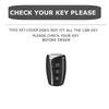Leather Smart Key Fob Cover For Hyundai Sonata Tucson Santa Fe Elantra Palisade Kia K5 K3 Sportage Sorento Carnival Key Case