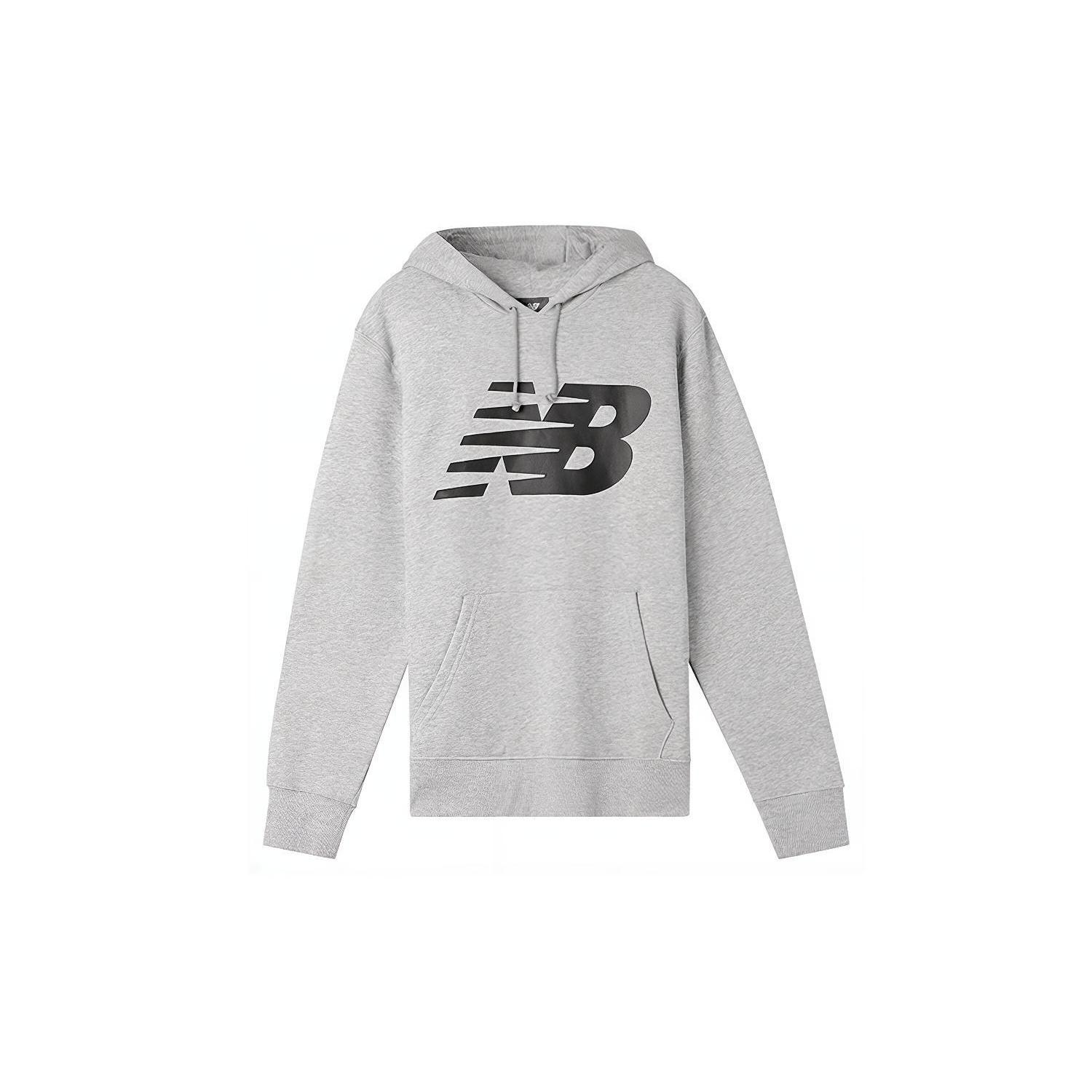 New Balance Men s New Balance Long Sleeves Athleisure Casual Sports Silver White MT83982-AG XXL