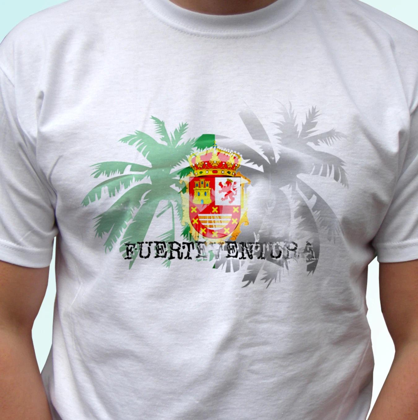 

Fuerteventura Palm flag - white kids boys T-Shirt holiday top s s kids baby sizes 100