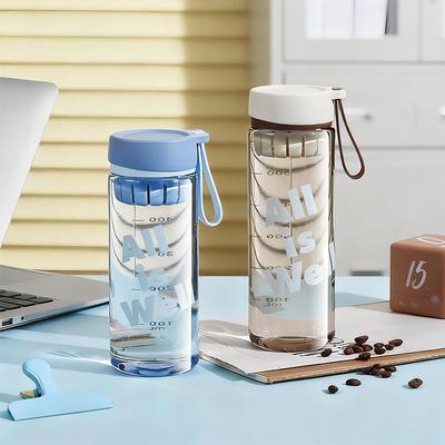 Female Summer Water Cup Student Cute Kettle Portable with Handle Tea Leak Plastic Cup