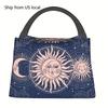1pc Sun And Moon Pattern, Portable And Reusable Refrigerated Bag, Insulated Lunch Bag, A Must-have For Camping Beaches, Homes, O