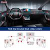 Für MG Mulan MG4 Auto Innenraum Armaturenbrett Navigation Automobil Innenraum Displayschutzfolie TPU Kratzfestes Aufkleber