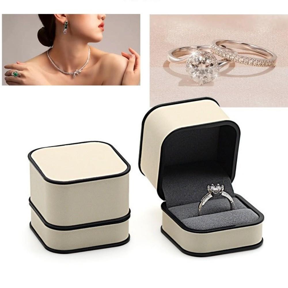 High-end Ring Box Velvet-lined Necklace Box Fashion Bracelet Box