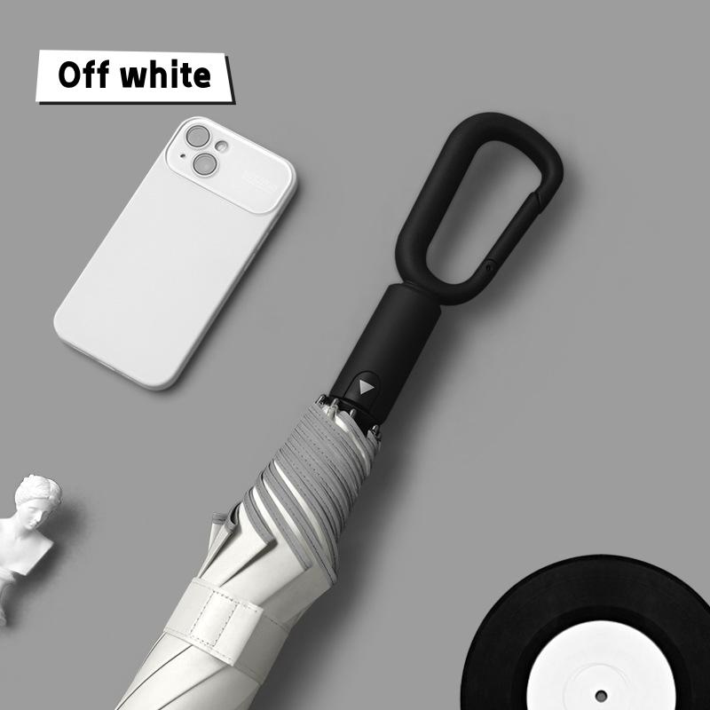 High end two fold loop buckle hook for men's automatic folding oversized Japanese and Korean style umbrellas