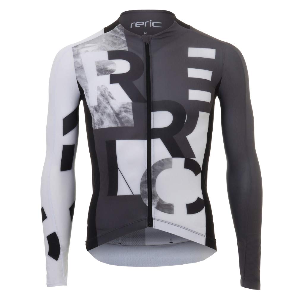 

Relic Momentum Cycling Wear, Long Sleeve Aero Jersey, Men s, Black, Size S