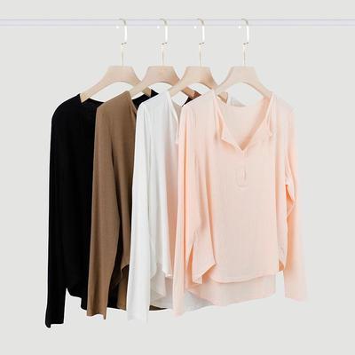 Schnelltrocknendes Langarm-Yoga-Top für Damen – leichte Bluse mit lockerer Passform