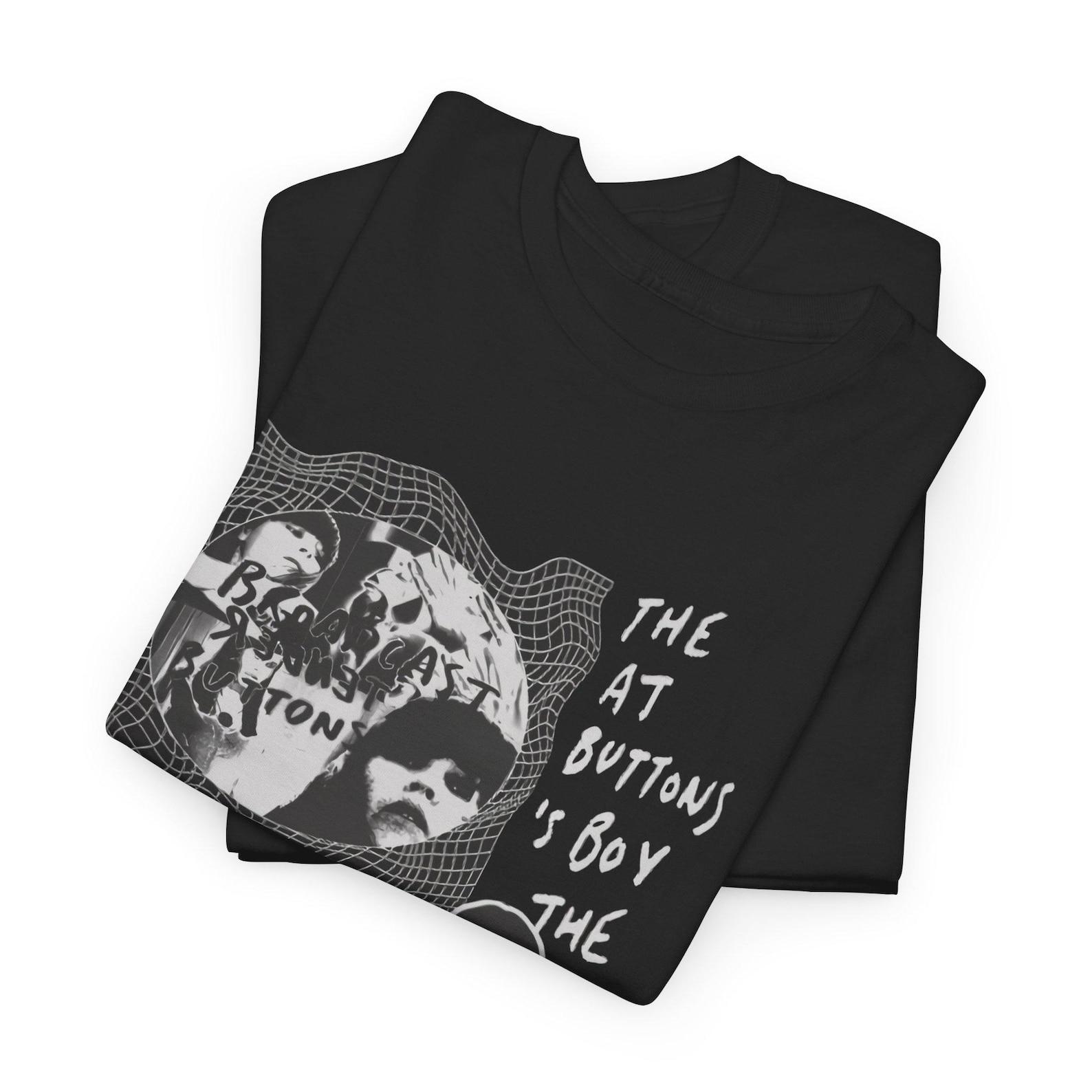 Broadcast Black T shirt Size S-4X Casual 3XL