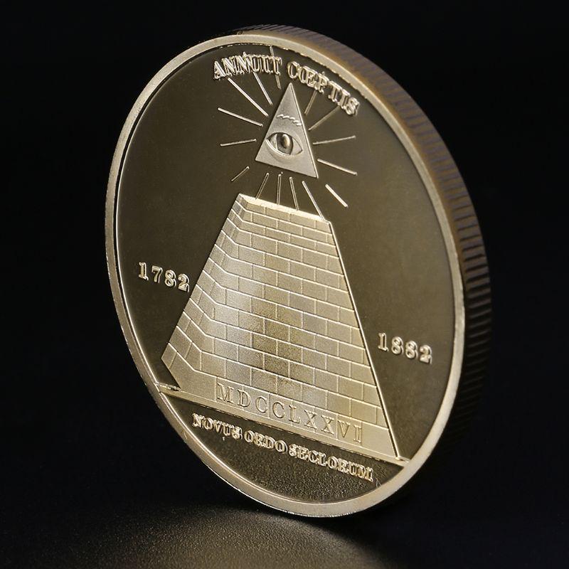Souvenir Massonico Moneta Commemorativa Massonica - Occhio Di