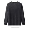 Herrenmode Vintage Acid Washed Tops Langarm Baumwolle T-Shirt Übergroße Streetwear Baggy Tops Herbst Tops