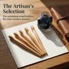 5PCS Original wood tone Log Color Dip Pen Holders Adjustable Dip Pen Poles  Gothic letter writing